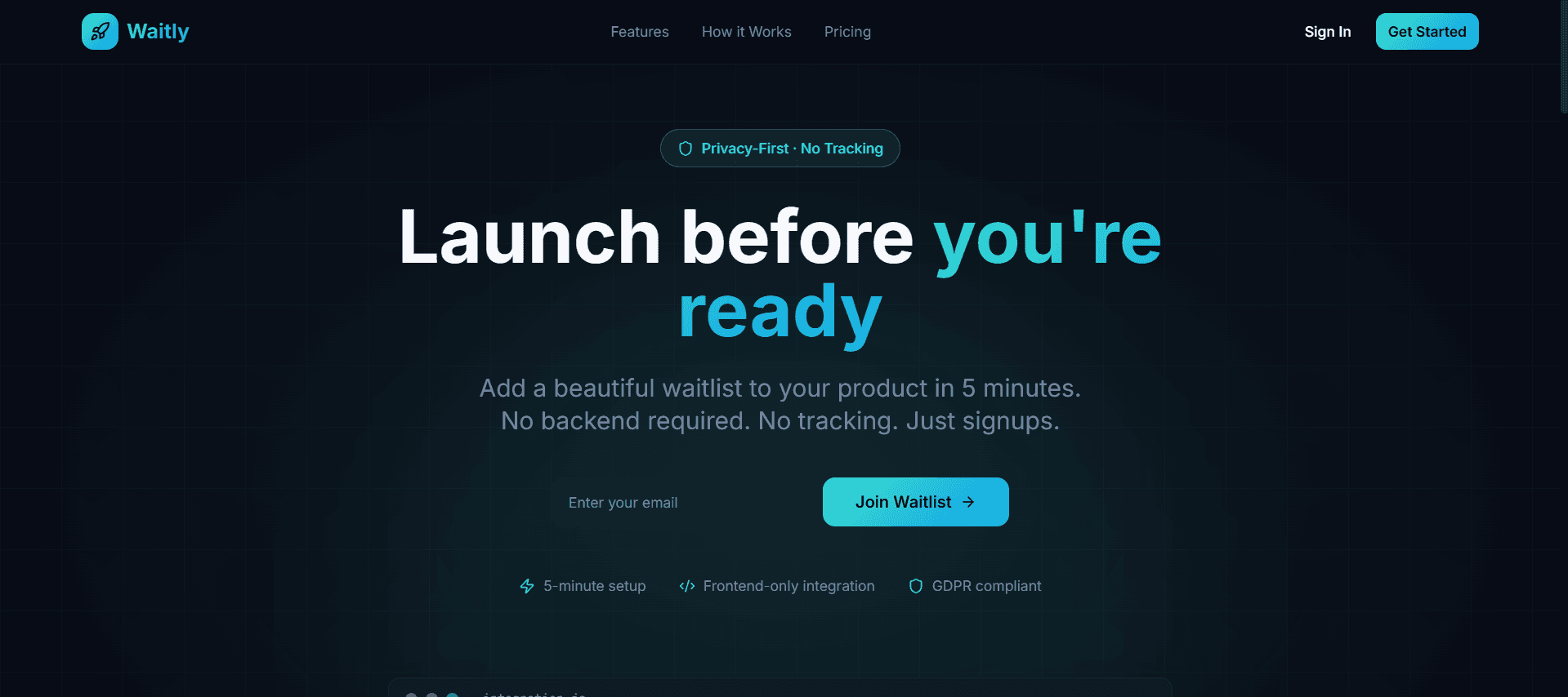 Waitly — Waitlist SaaS Platform